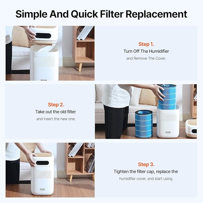 VEVOR Evaporative Humidifier Replacement Filter, Compatible - Image 6