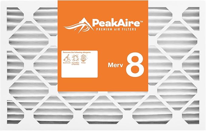 Merv 8 Basic 16" x 25" x 2" Air Filter by PeakaireFIlters