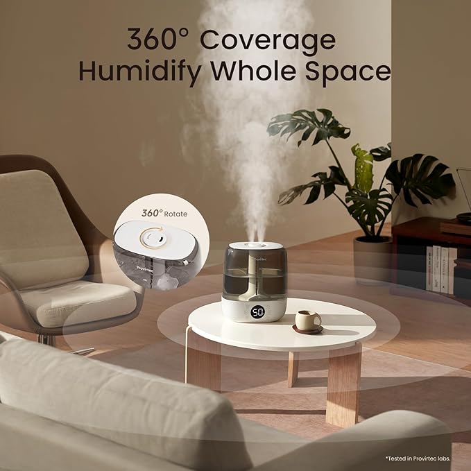 6L Self-Cleaning Humidifier for Large Room, CleanCare Warm & Cool Mist - Image 6