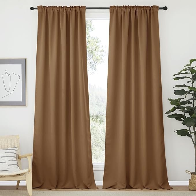 NICETOWN Bedroom Blackout Curtain Panels - Image 2