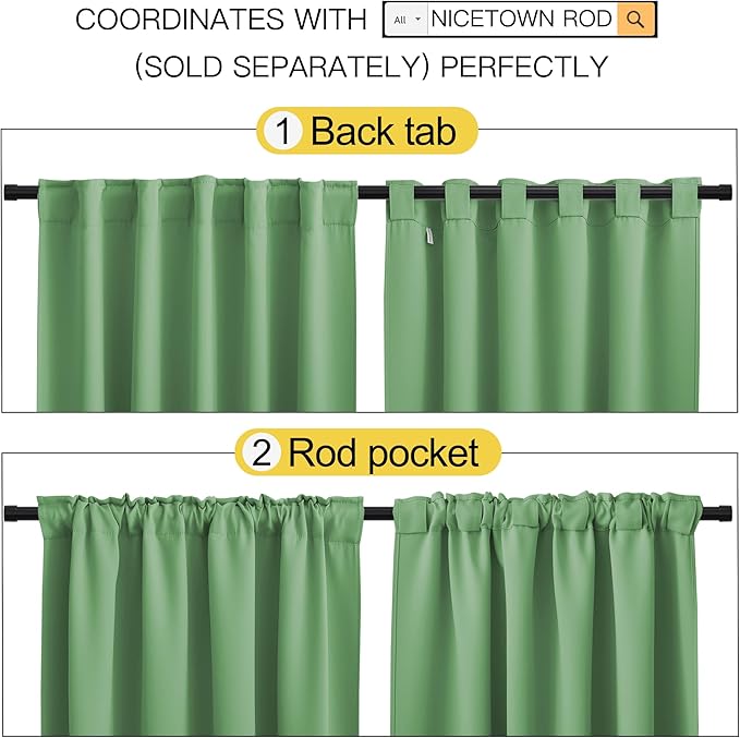 NICETOWN Blackout Curtain Panels - Image 3