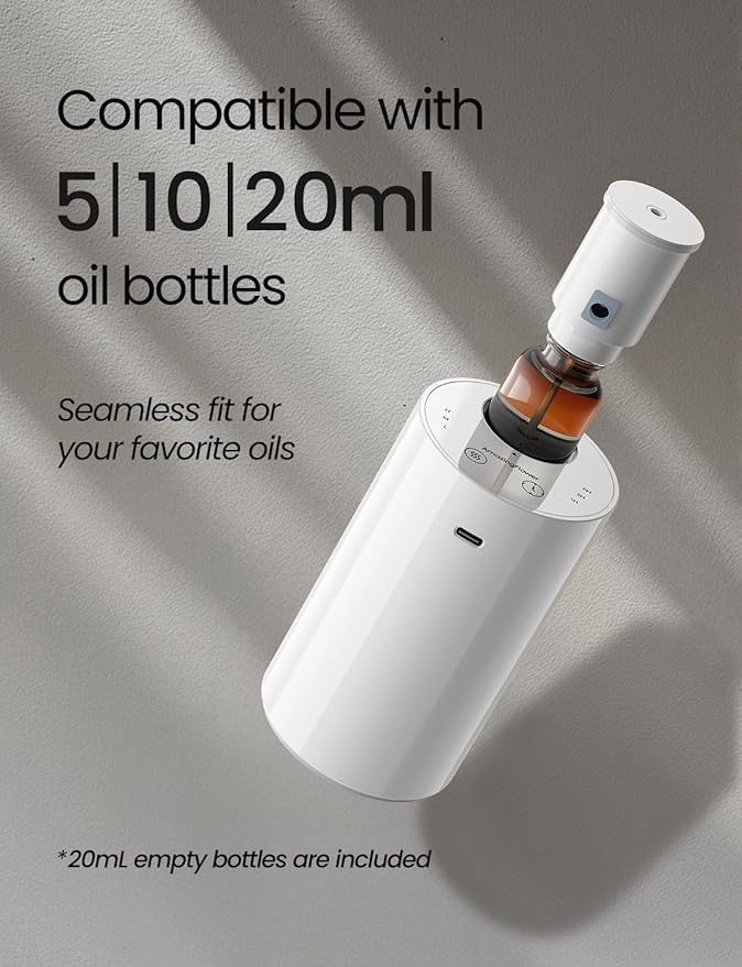 Waterless Essential Oil Diffuser, Portable Aromatherapy Diffuser - Image 6