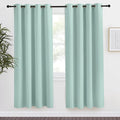 NICETOWN Kitchen Blackout Window Curtain Panel, Aqua Blue, 1 Panel, 55 by 78 by NICETOWN