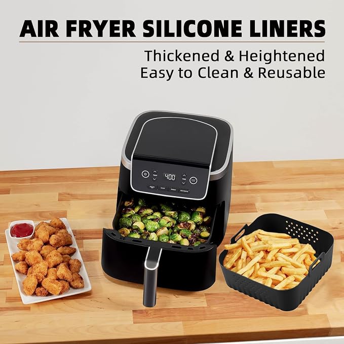 LYHOLKEER Air Fryer Liners Silicone - Image 4