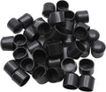 40Pcs Chair Leg Tips, 5/8 Inch Non-Slip Rubber Furniture Leg Caps Black Round by Bonsicoky
