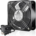 GDSTIME AXIAL Fan 20060, 110V 120V AC 200mm x 200mm x 60mm Heavy Duty by GDSTIME