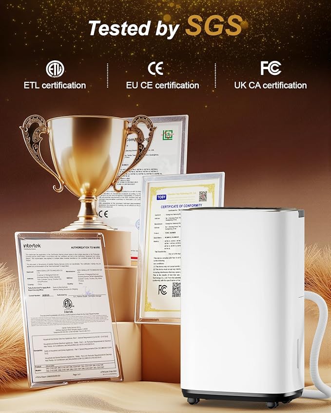 4800 Sq. Ft. Dehumidifier for Basement, 50 Pint Quiet Dehumidifiers for Home - Image 8