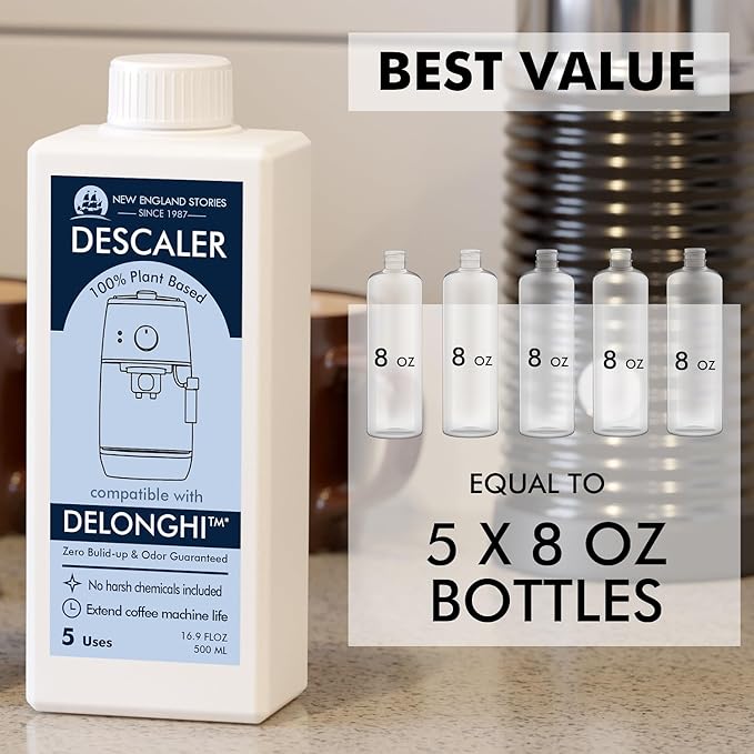 10 Uses DeLonghi Compatible Descaling Solution, Specially Designed to Clean - Image 3