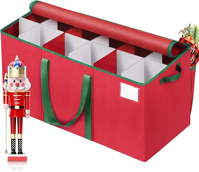 Nutcracker and Figurine Collectibles Storage Box， Large Ornament Storage by Unknown