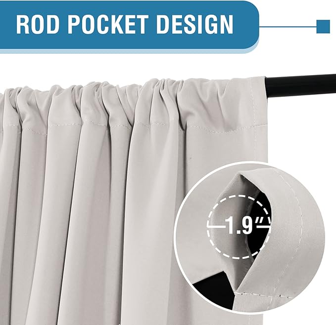 H.VERSAILTEX 100% Blackout Curtains - Image 4