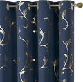 BUHUA Blackout Curtains 63 Inches Long, Living Room Curtains & Drapes, Thermal by BUHUA