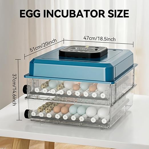 Incubators for Hatching Eggs, 136 Eggs Incubator Digital Poultry Hatcher - Image 2