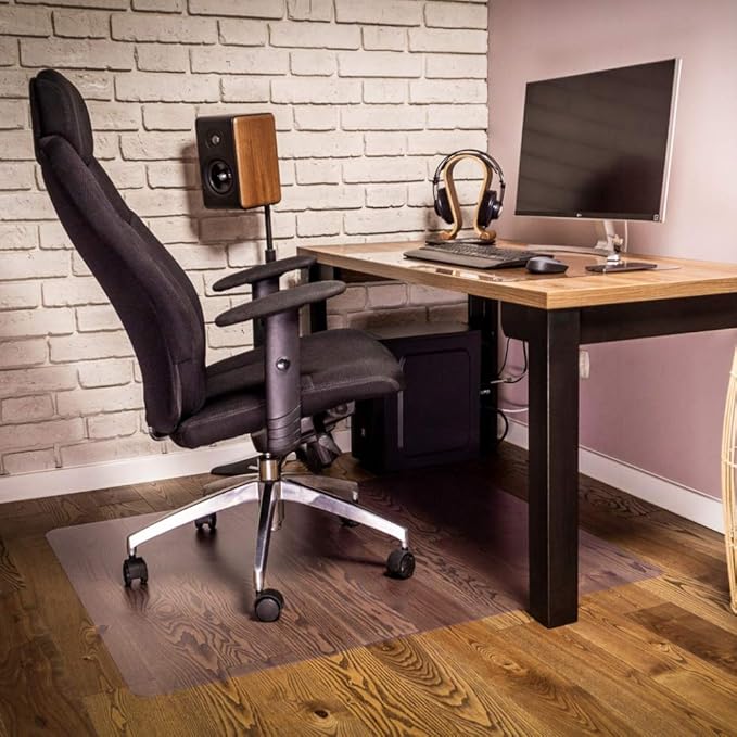 NECAUX Custom 40 x 111 Inch Frosted Table Cover Protector, 1.5mm Thick Wood - Image 9
