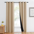 NICETOWN Living Room Completely Shaded Draperies, Biscotti Beige, 1 Piece by NICETOWN