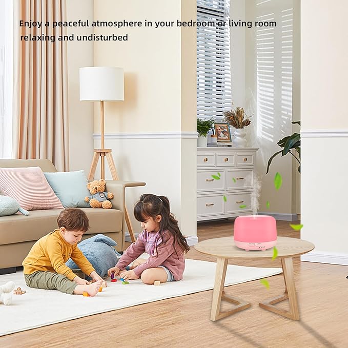 300ML Essential Oil Diffusesrs Remote Control, Aromatherapy Ultrasonic Diffuser - Image 4