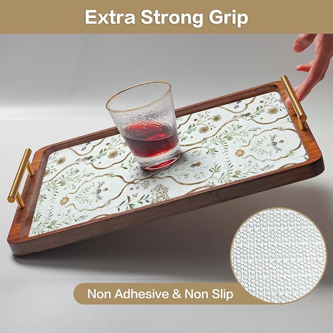 Drawer and Shelf Liner for Kitchen Cabinets Non-Adhesive Drawer Liners Strong - Image 4
