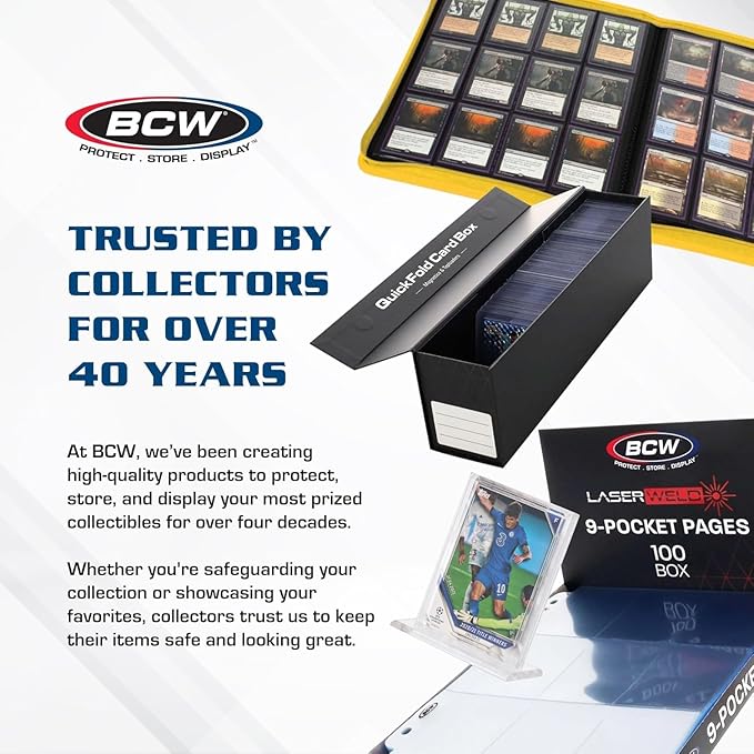 BCW 1600 Count Two Row Card House Storage Box - Image 8