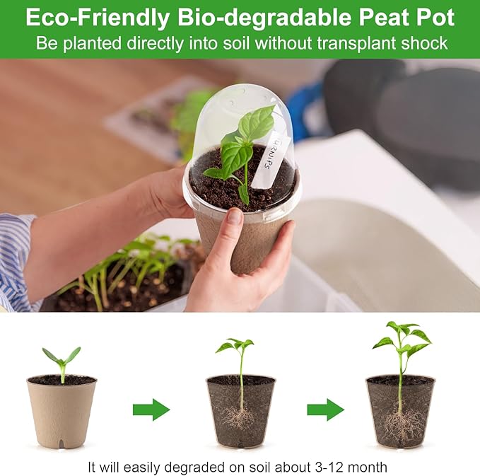 36 Set 3.15 Inch Peat Pots Plant Starters - Image 5