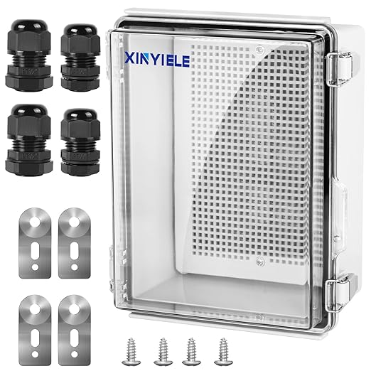 Waterproof Outdoor Project ABS Plastic Junction Box IP67 Weatherproof Dustproof by XINYIELE