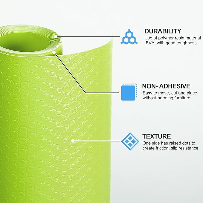 Bloss Shelf Liners, Non Adhesive EVA Drawer Mat Liners Roll - Image 2