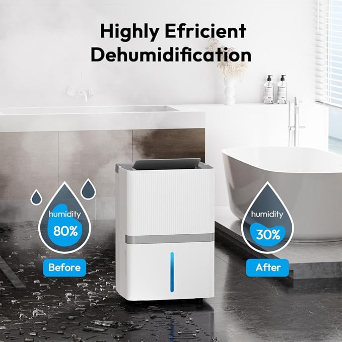 Dehumidifier for Basement, 95 Pint Smart Home Dehumidifier - Image 5