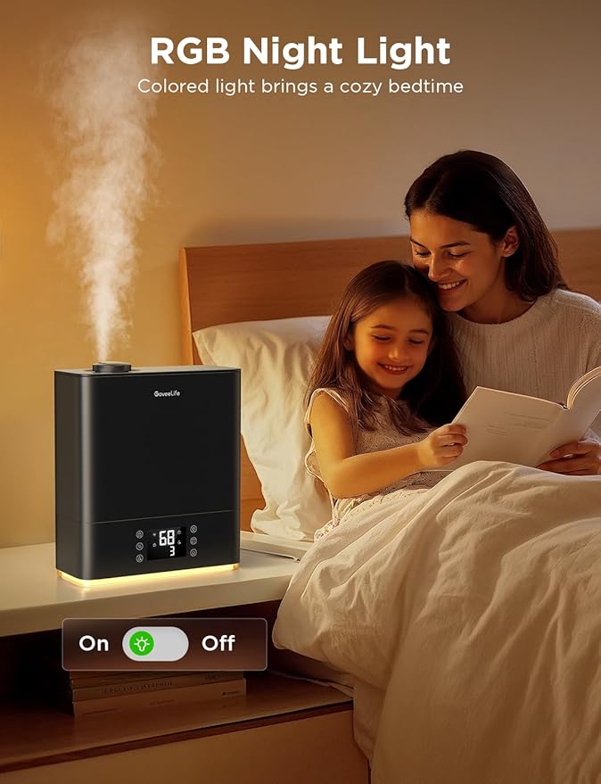 GoveeLife Smart Humidifiers for Bedroom Large Room, Top-Fill Cool Mist 6L WiFi - Image 5