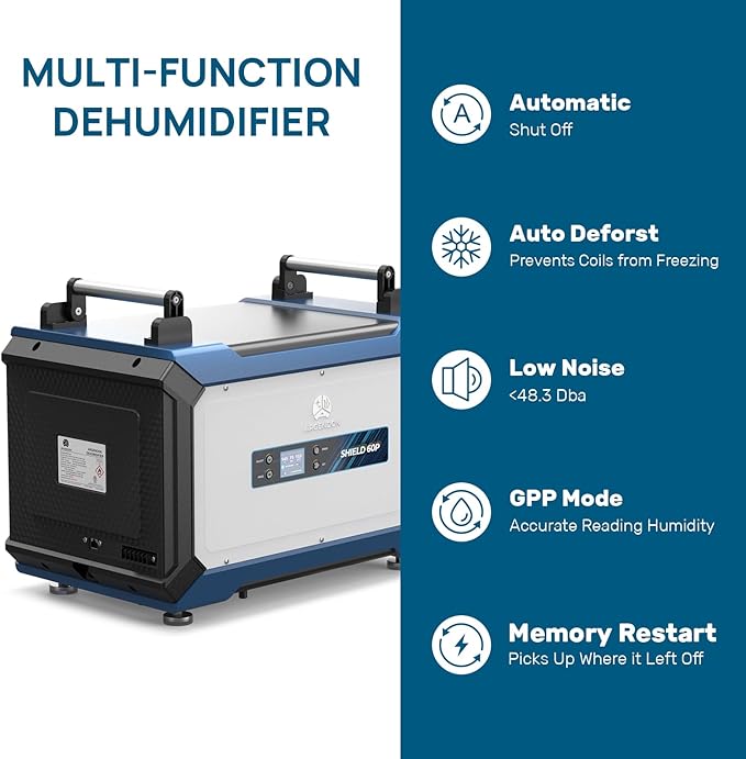 ARGENDON 180 Pints Commercial Dehumidifier - Image 6