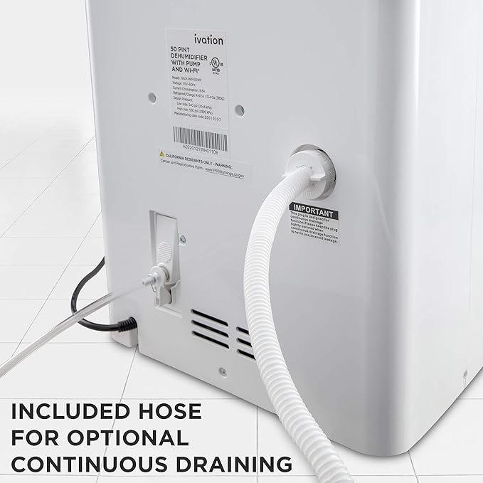 Ivation 4, 500 Sq Ft Smart Wi-Fi Energy Star Dehumidifier - Image 2