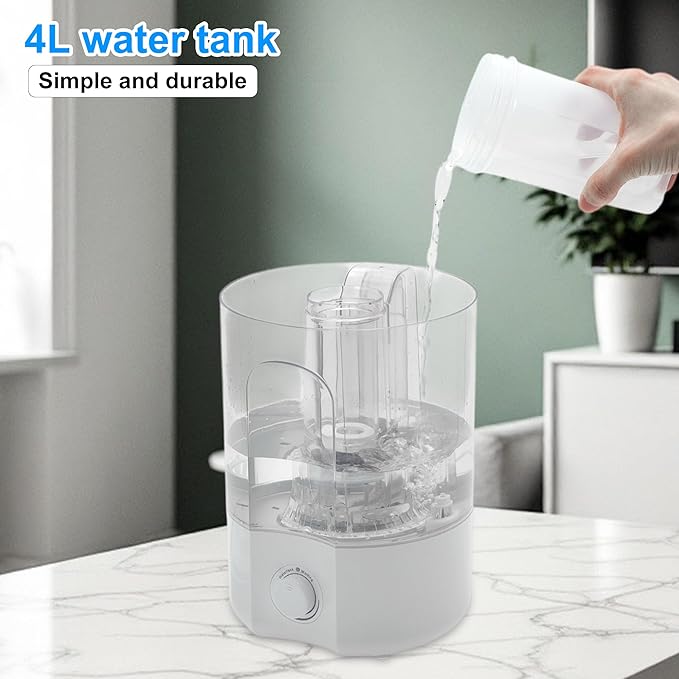 Reptile Fogger, 4L Top Fill Adjustable Mister Tank, Reptile Humidifier - Image 3