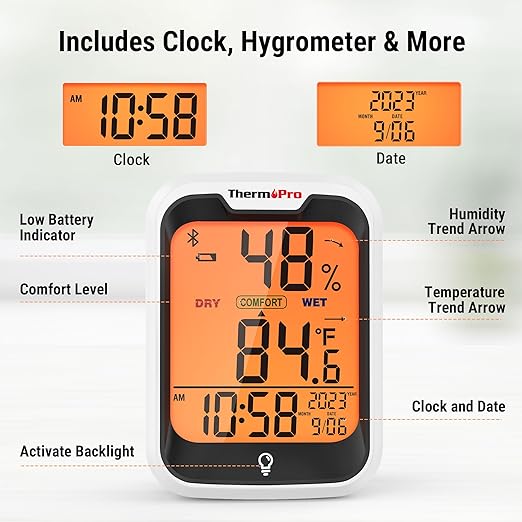 ThermoPro TP358 Bluetooth Thermometer - Image 5