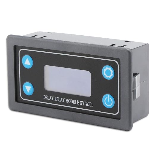 DROK Time Delay Relay 2pcs, DC 6-30V Timer Relay 12V 24V 0.01s-9999min 50mA - Image 7