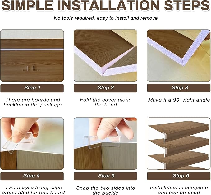 24x12 in Wire Shelf Covers for Pantry, Preventing Leakage of Items & Removable - Image 7