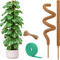 Moss Pole Monstera Plant Support – 2 Pack 28” Bendable Moss Pole Monstera Plant by Craft911byLIME