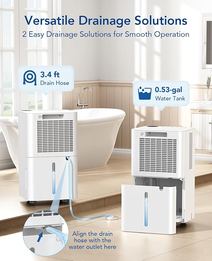 2500 Sq.Ft Dehumidifier for Basement - Image 4
