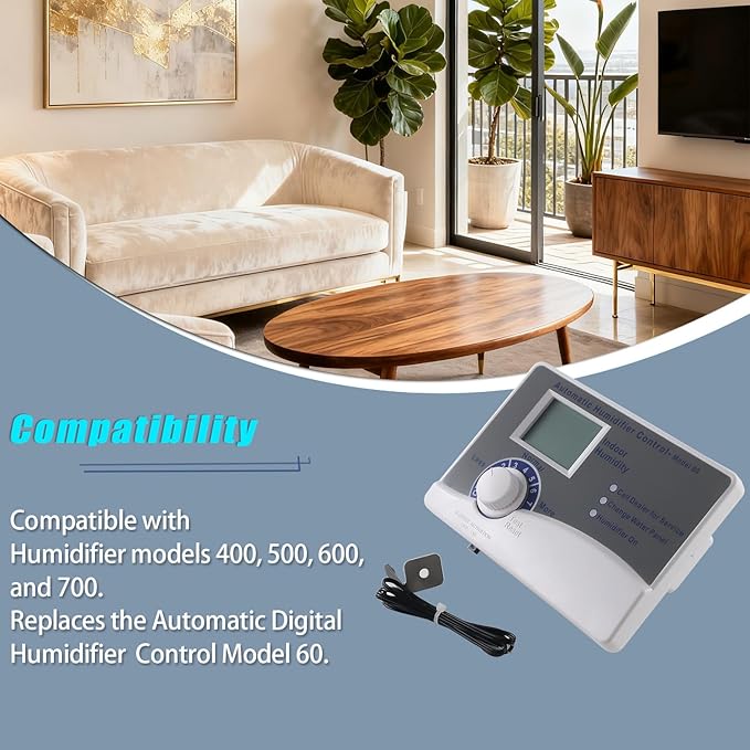 Model 60 Automatic Digital Whole House Humidifier Control Humidistat - Image 3