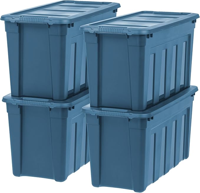 IRIS USA 31 Gallon Eco-Friendly Heavy Duty Storage Totes by IRISUSA