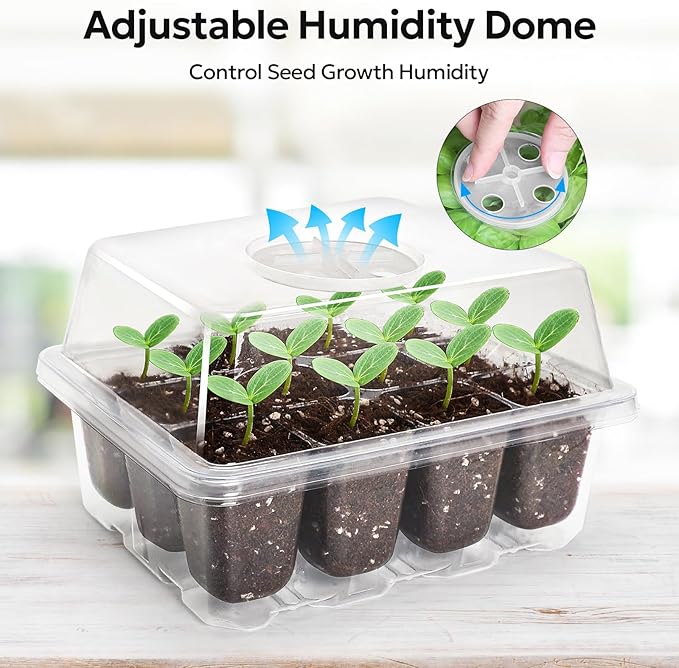 MIXC 10 Packs Seed Starter Tray Seed Starter Kit - Image 3