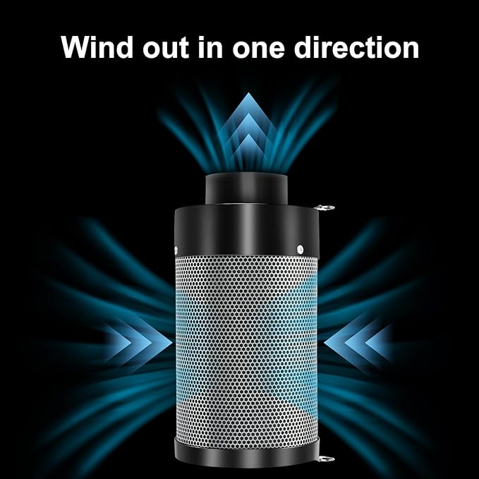 ATOUR 4'' Air Filtration Kit – 12-Speed Control, Quiet 14cm Fan & Carbon - Image 3