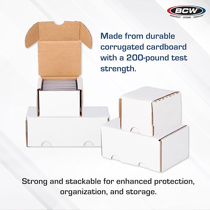 BCW 400-Count Trading Card Storage Box | Baseball Card Storage Box - Image 4