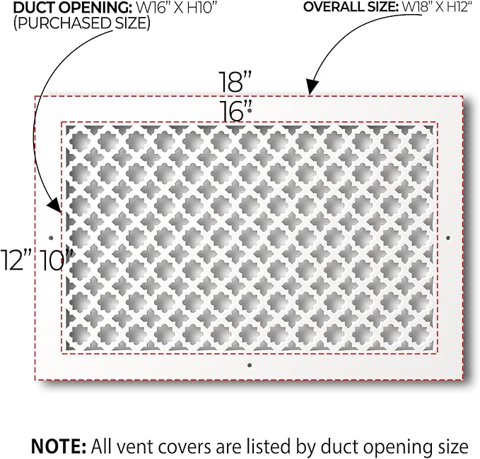SABA Home Decor Air Vent Cover Grille - Image 2