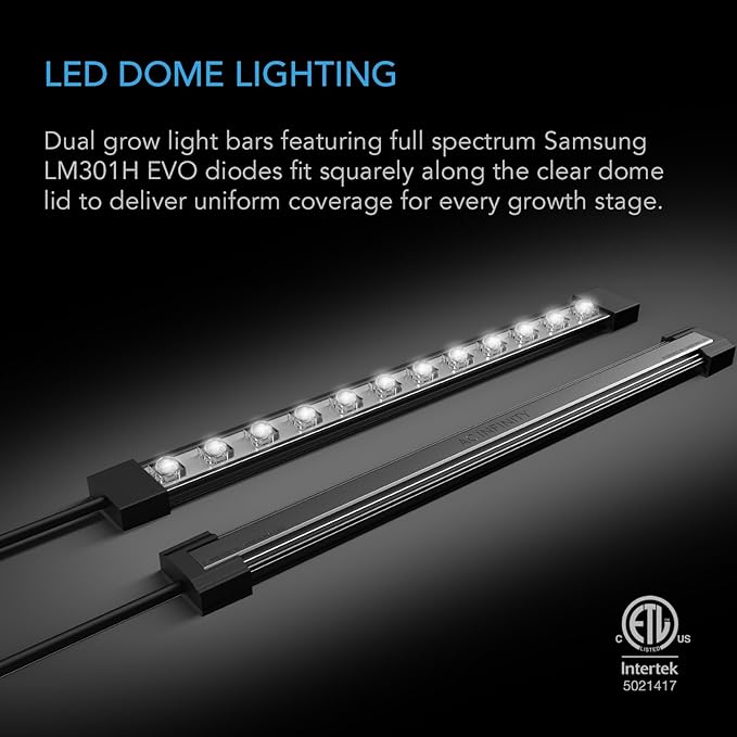 AC Infinity Heavy-Duty Humidity Dome 5x8 Germination Kit, Full Spectrum LED - Image 6