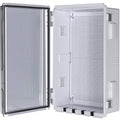 ABS Electrical Junction Box, Ventilated Design, Cable Grommets, IP65 Waterproof by ANIMACYN