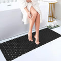 Bambo Bath Mat Bathroom Runner Long Large Rugs Floor Wood Shower Bathtub by Fovlaurs