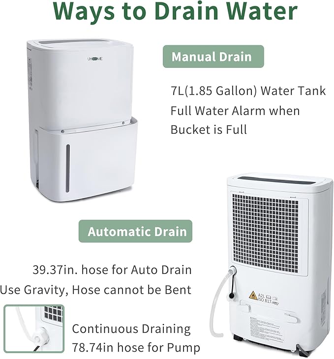 Uhome 150 Pints Dehumidifier - Image 3