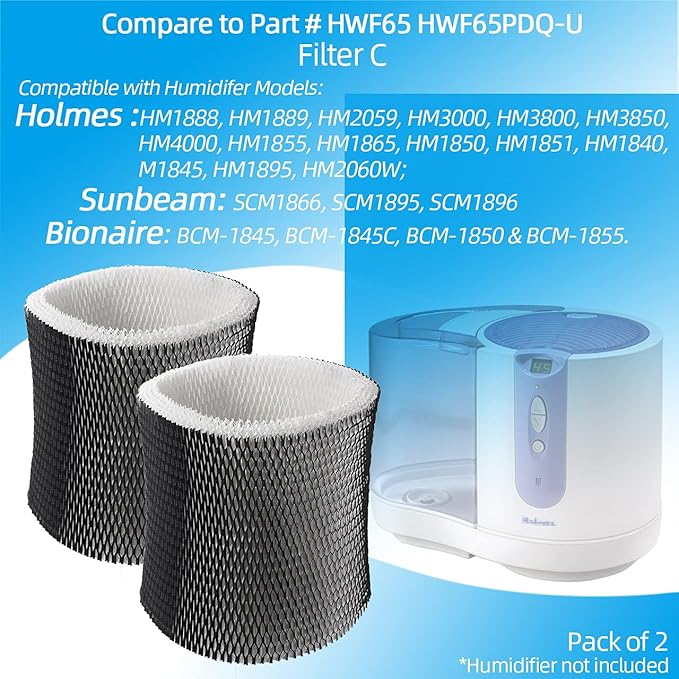 ANTOBLE Humidifier Filter Wick Replacements - Image 2