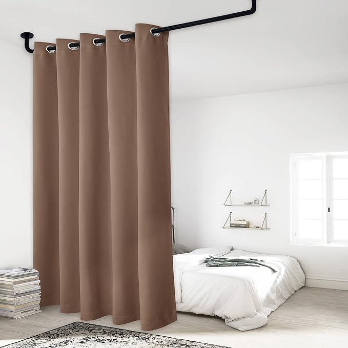 NICETOWN Thermal Insulated 100% Blackout Curtain, Noise Reducing Performance - Image 9