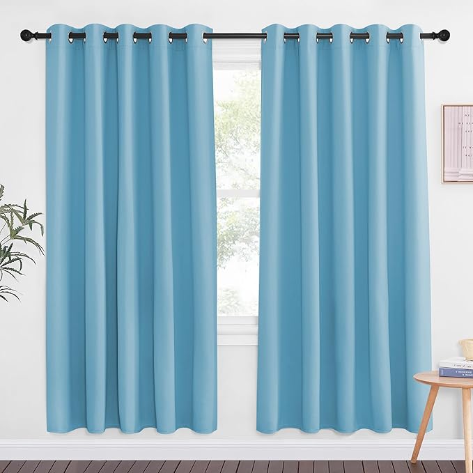 NICETOWN Teal Blue Blackout Curtains by NICETOWN