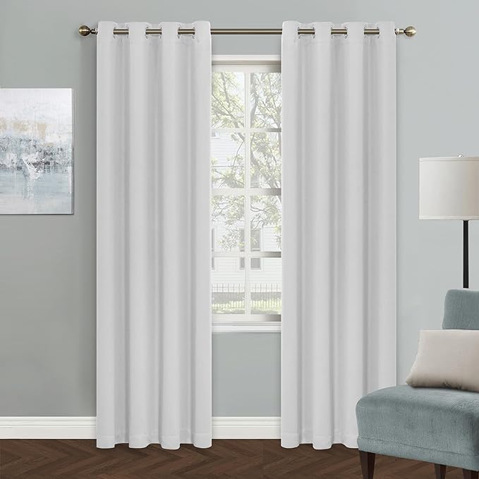 MYSKY HOME Greyish White Curtains by MYSKYHOME