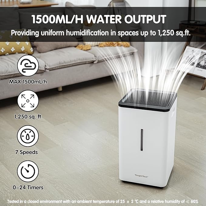 Evaporative Humidifiers |6.5L Tank - Image 7