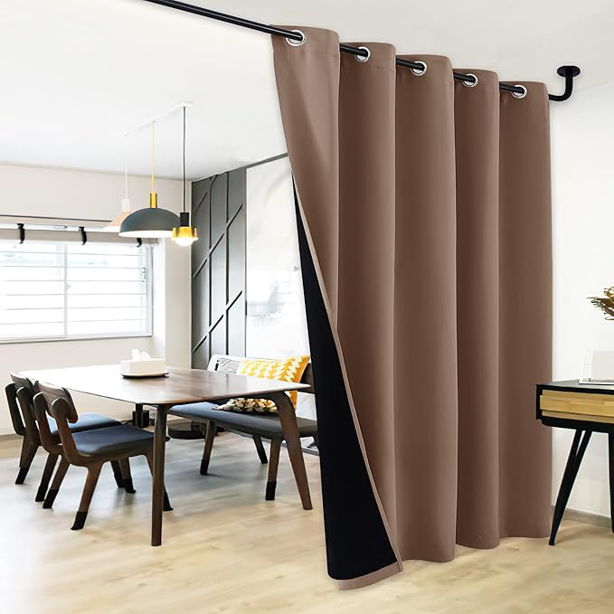 NICETOWN Thermal Insulated 100% Blackout Curtain, Noise Reducing Performance - Image 2